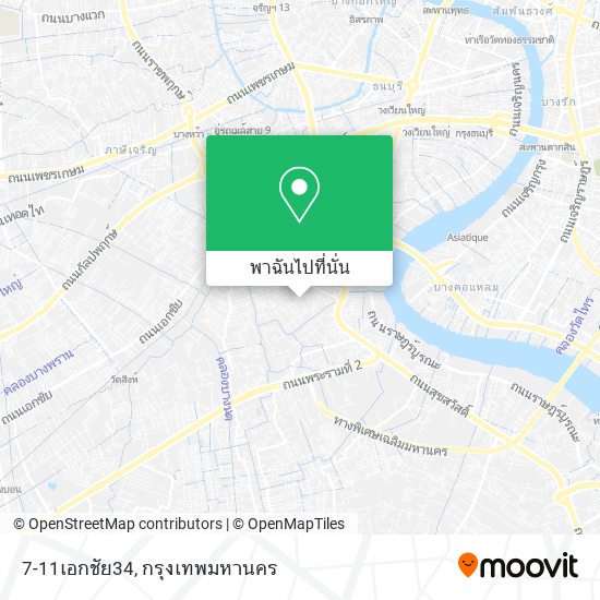 7-11เอกชัย34 แผนที่