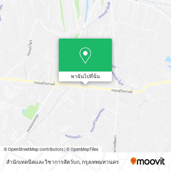 สำนักเทคนิคและวิชาการสัตว์บก แผนที่