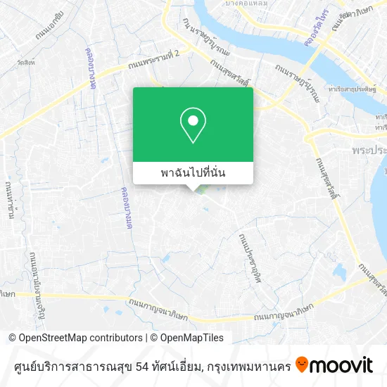 ศูนย์บริการสาธารณสุข 54 ทัศน์เอี่ยม แผนที่