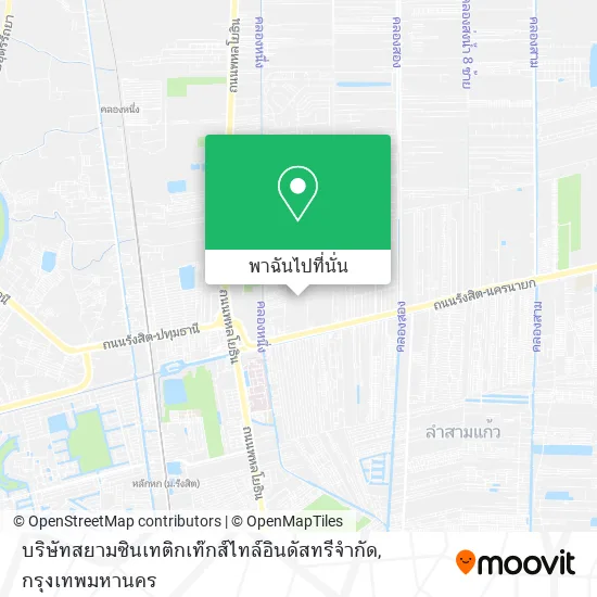 บริษัทสยามซินเทติกเท๊กส์ไทล์อินดัสทรีจำกัด แผนที่