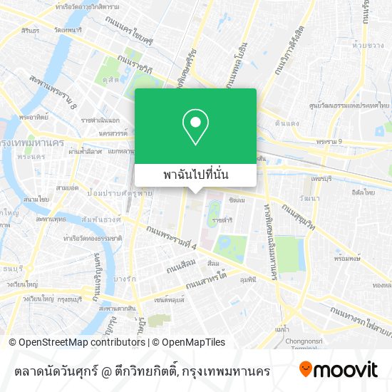 ตลาดนัดวันศุกร์ @ ตึกวิทยกิตติ์ แผนที่