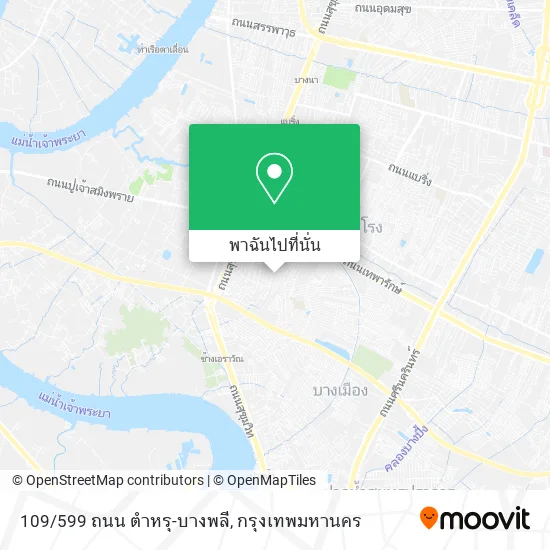 109/599 ถนน ตำหรุ-บางพลี แผนที่