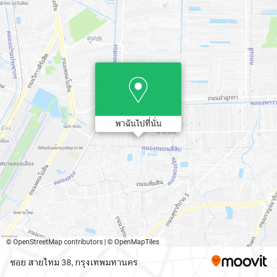 ซอย สายไหม 38 แผนที่