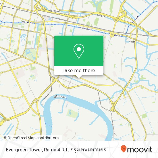 Evergreen Tower, Rama 4 Rd. แผนที่