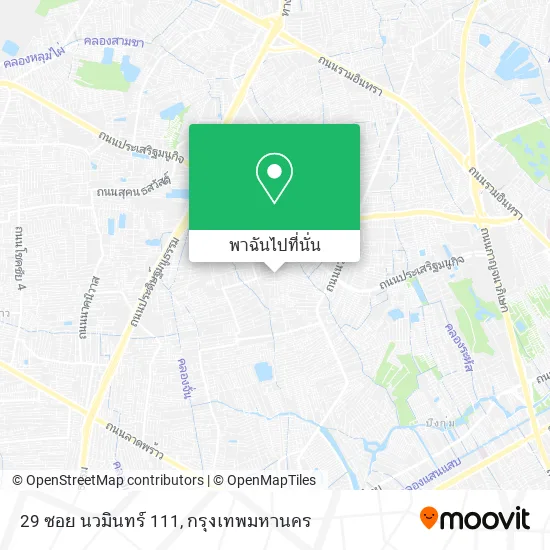 29 ซอย นวมินทร์ 111 แผนที่