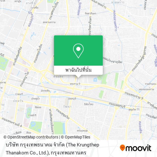 บริษัท กรุงเทพธนาคม จำกัด (The Krungthep Thanakom Co., Ltd.) แผนที่