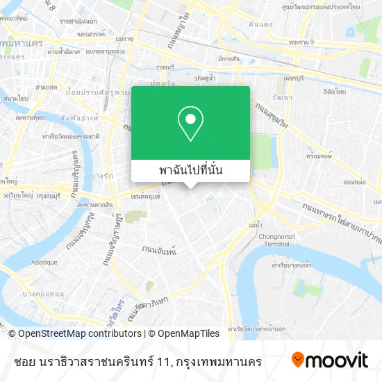 ซอย นราธิวาสราชนครินทร์ 11 แผนที่