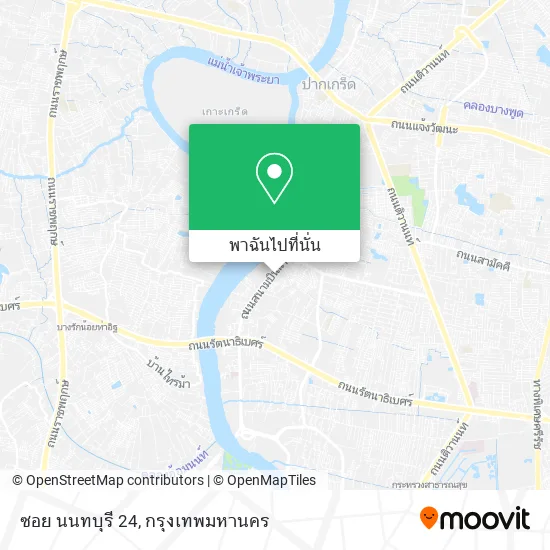ซอย นนทบุรี 24 แผนที่
