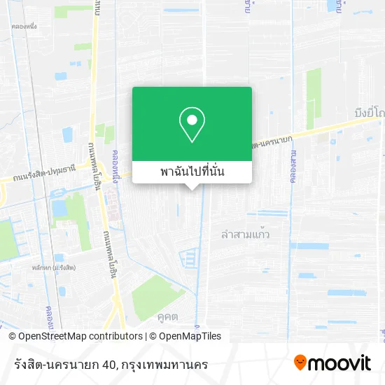รังสิต-นครนายก 40 แผนที่