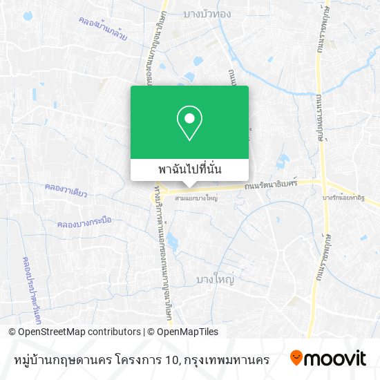 หมู่บ้านกฤษดานคร โครงการ 10 แผนที่