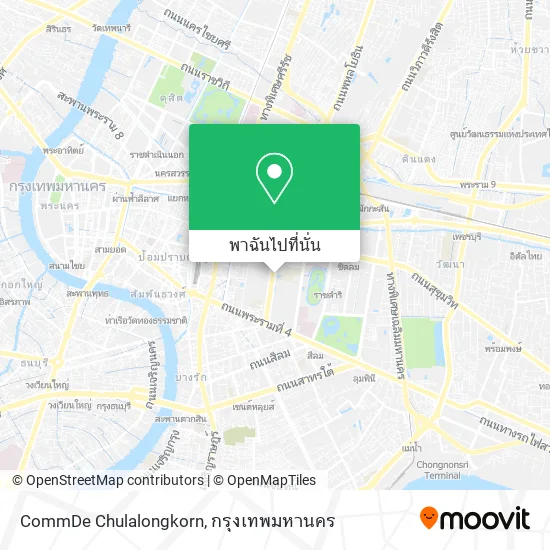 CommDe Chulalongkorn แผนที่