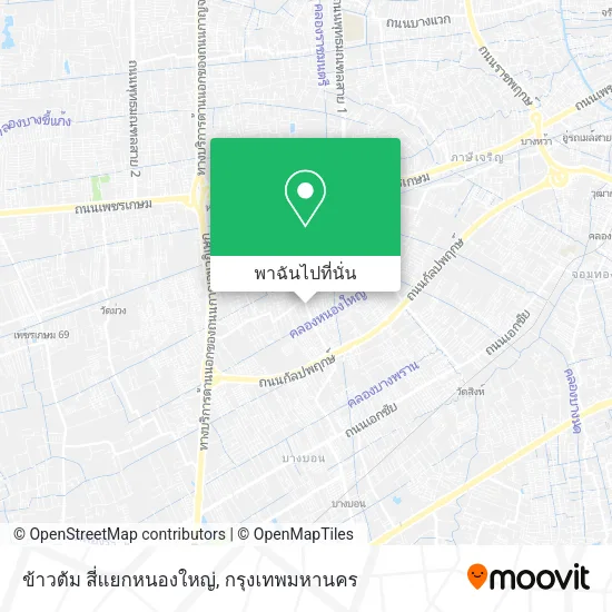 ข้าวต้ม สี่แยกหนองใหญ่ แผนที่