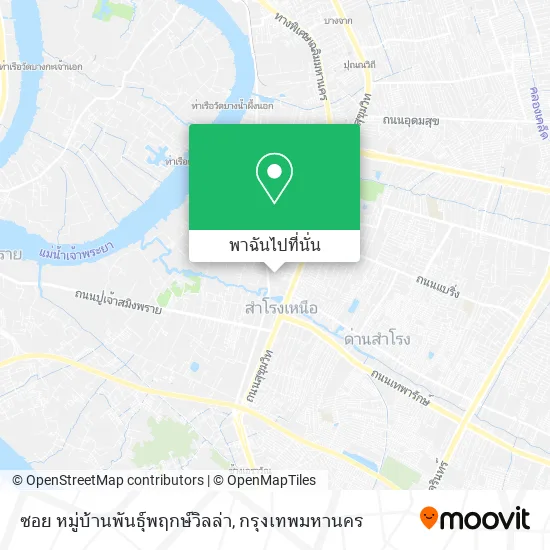 ซอย หมู่บ้านพันธุ์พฤกษ์วิลล่า แผนที่