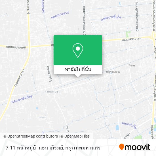 7-11 หน้าหมู่บ้านธนาภิรมย์ แผนที่