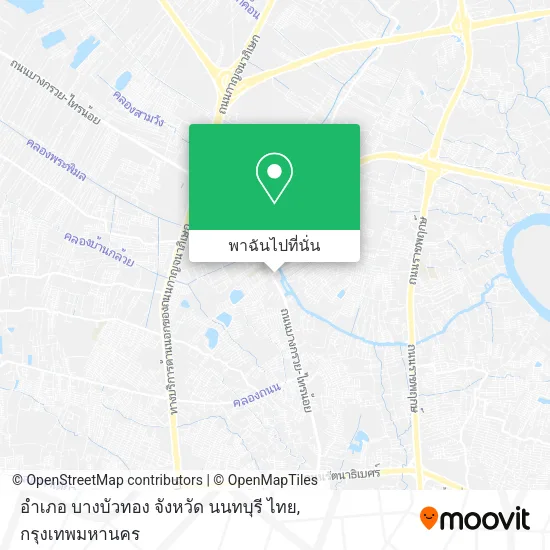 อำเภอ บางบัวทอง จังหวัด นนทบุรี ไทย แผนที่