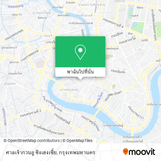 ศาลเจ้ากวนอู ซิงเฮงเซี๋ย แผนที่
