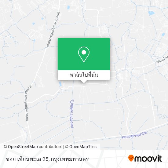 ซอย เทียนทะเล 25 แผนที่