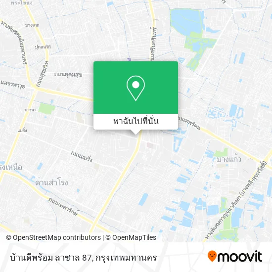 บ้านดีพร้อม ลาซาล 87 แผนที่