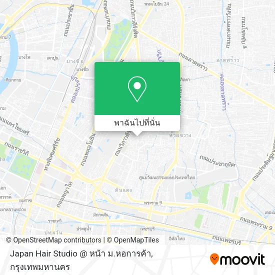 Japan Hair Studio @ หน้า ม.หอการค้า แผนที่
