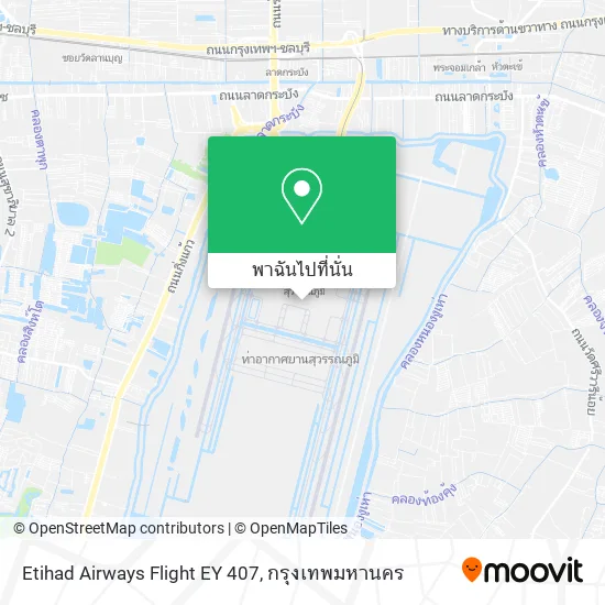 Etihad Airways Flight EY 407 แผนที่