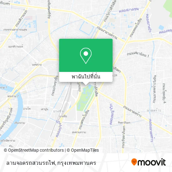 ลานจอดรถสวนรถไฟ แผนที่