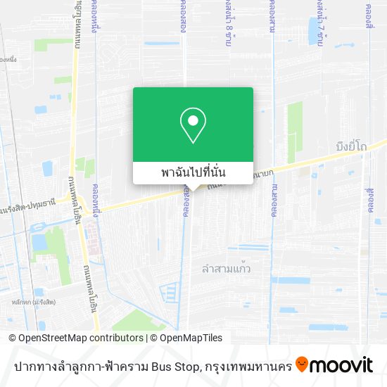 ปากทางลำลูกกา-ฟ้าคราม Bus Stop แผนที่