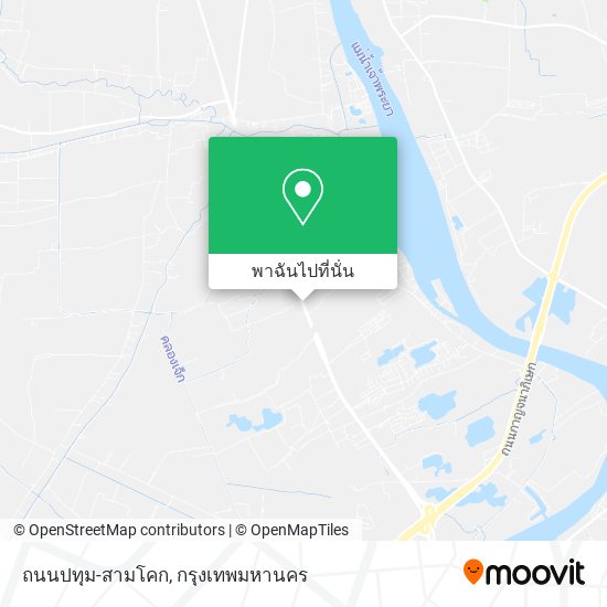 ถนนปทุม-สามโคก แผนที่