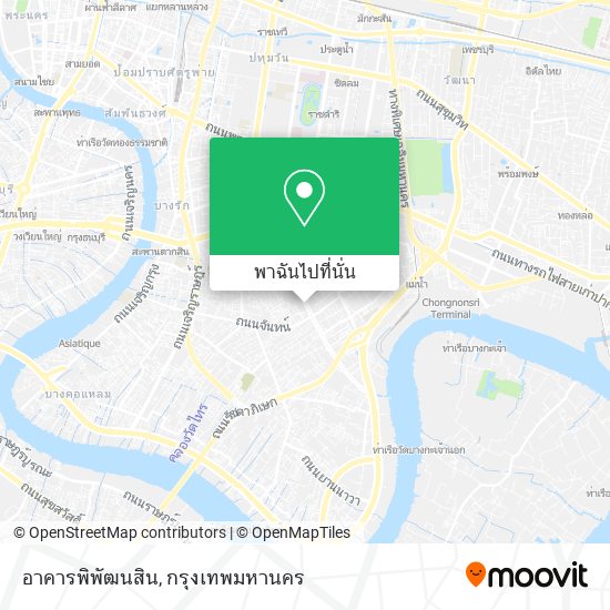 อาคารพิพัฒนสิน แผนที่