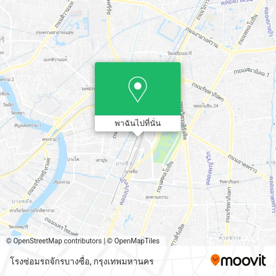 โรงซ่อมรถจักรบางซื่อ แผนที่