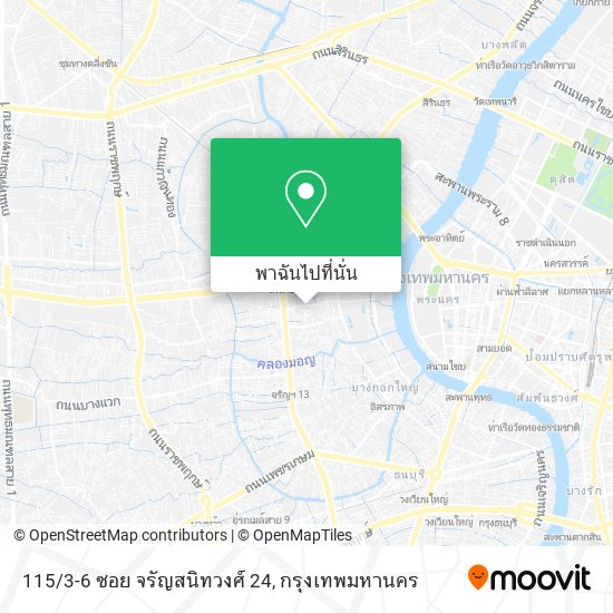 115/3-6 ซอย จรัญสนิทวงศ์ 24 แผนที่