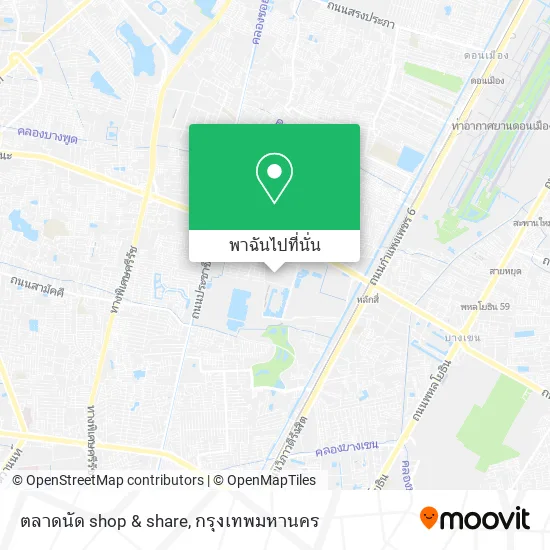 ตลาดนัด shop & share แผนที่