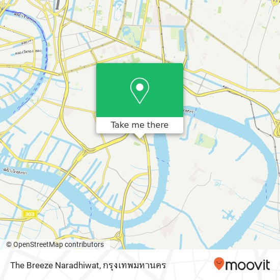 The Breeze Naradhiwat แผนที่