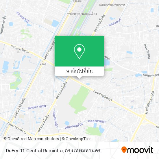 DeFry 01 Central Ramintra แผนที่