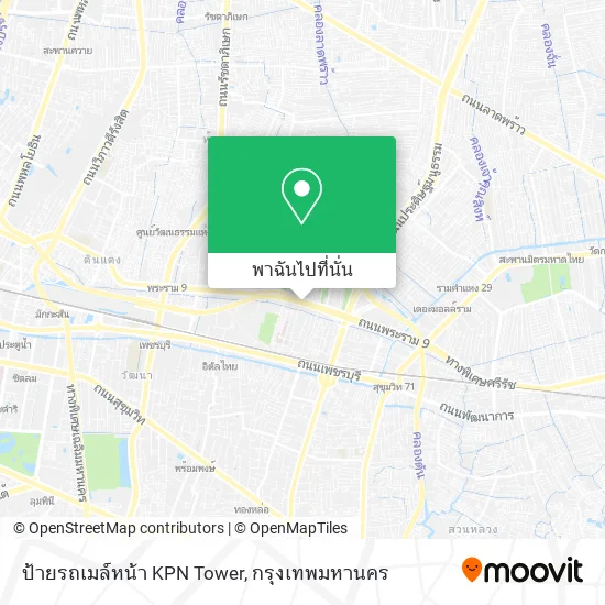 ป้ายรถเมล์หน้า  KPN Tower แผนที่