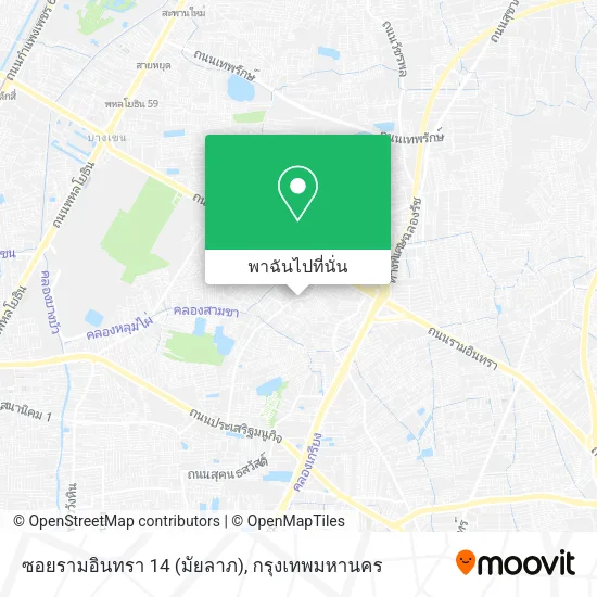 ซอยรามอินทรา 14 (มัยลาภ) แผนที่