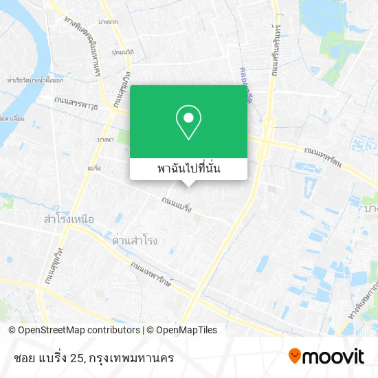 ซอย แบริ่ง 25 แผนที่