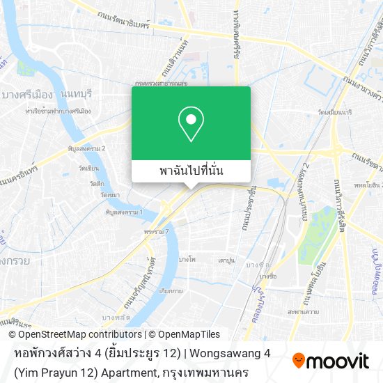 หอพักวงศ์สว่าง 4 (ยิ้มประยูร 12) | Wongsawang 4 (Yim Prayun 12) Apartment แผนที่