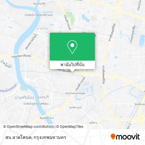 สน.ลาดโตนด แผนที่