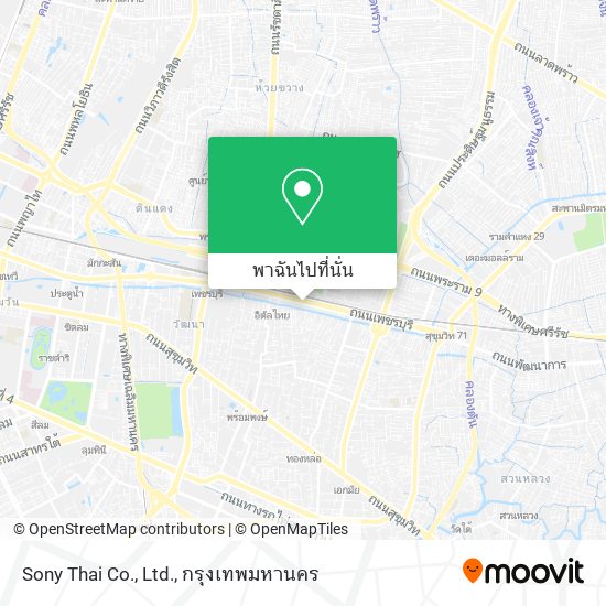 Sony Thai Co., Ltd. แผนที่