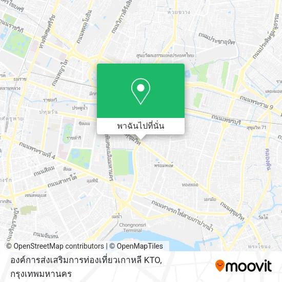 องค์การส่งเสริมการท่องเที่ยวเกาหลี KTO แผนที่