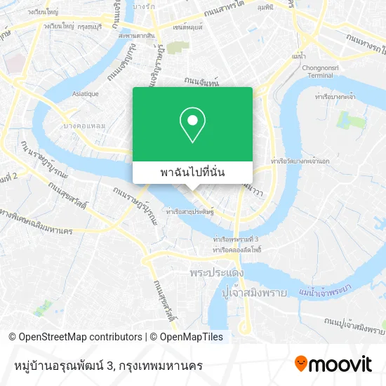หมู่บ้านอรุณพัฒน์ 3 แผนที่
