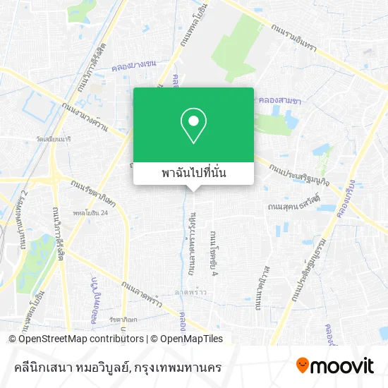 คลีนิกเสนา หมอวิบูลย์ แผนที่