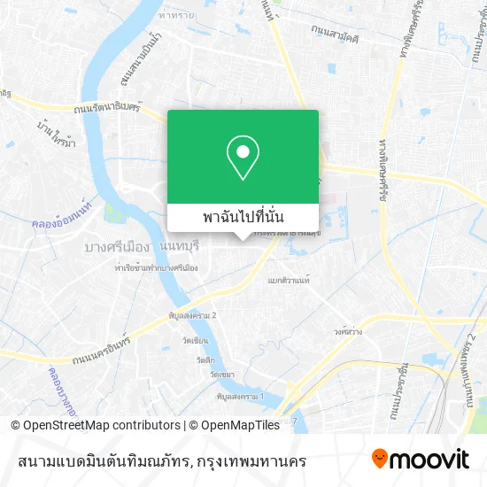 สนามแบดมินตันทิมณภัทร แผนที่