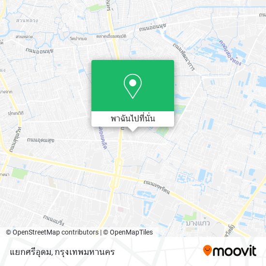 แยกศรีอุดม แผนที่