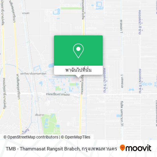 TMB - Thammasat Rangsit Brabch แผนที่