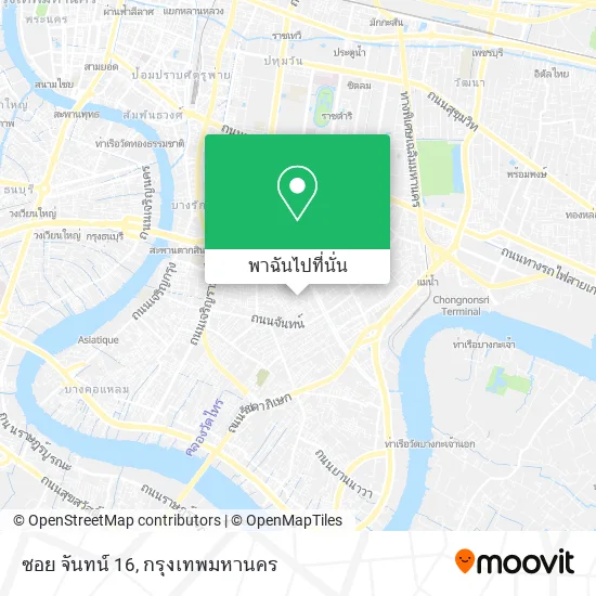 ซอย จันทน์ 16 แผนที่