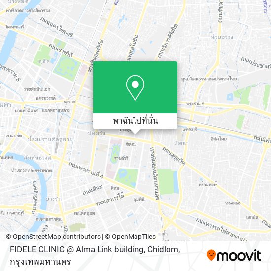 FIDELE CLINIC @ Alma Link building, Chidlom แผนที่