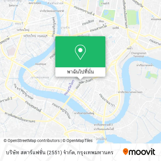 บริษัท สตาร์แฟชั่น (2551) จำกัด แผนที่