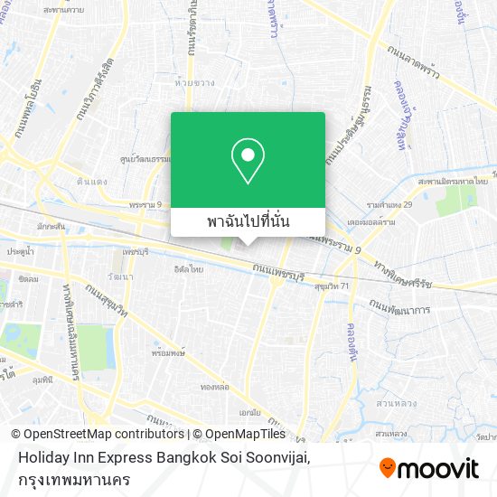 Holiday Inn Express Bangkok Soi Soonvijai แผนที่