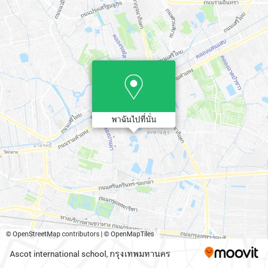 Ascot international school แผนที่